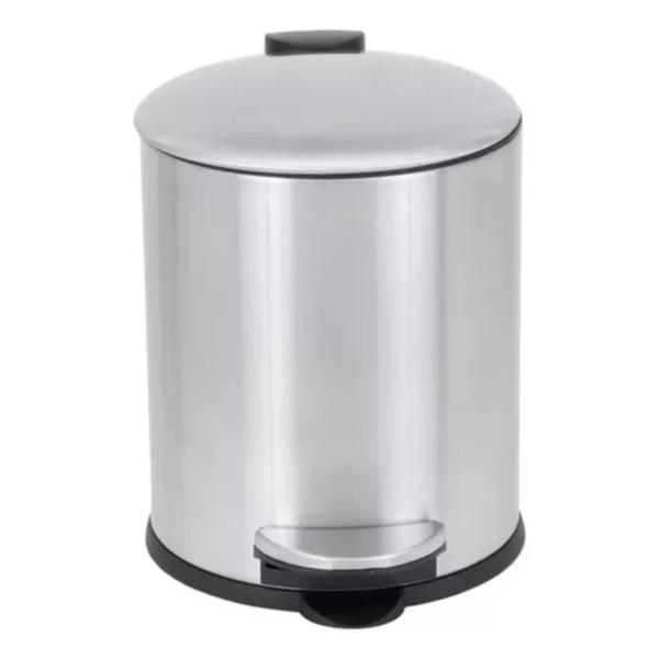 Imagem de Lixeira de Aço Inox com Pedal Capacidade de 5L ALX23096 Mimo