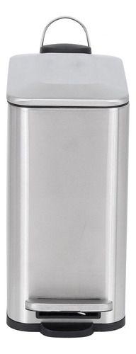 Imagem de Lixeira De Chao Para Banheiro 5l Metal 29x14x27cm - Inox