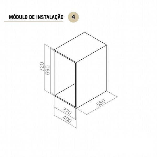 Imagem de Lixeira Dupla Inox Tampa Articulada com Corrediça Oculta 360x540x500 mm 4323 Masutti Copat