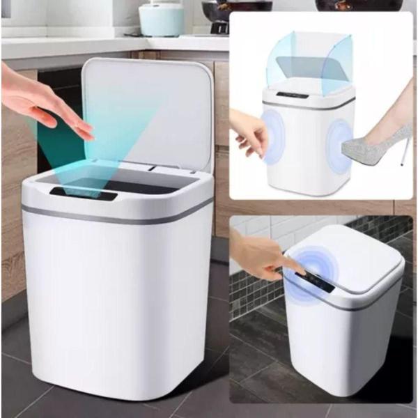 Lixeira Elétrica Cozinha Organização Um Toque De Modernidade - Black Watch Imagem de Lixeira Elétrica Cozinha Organização Um Toque De Modernidade