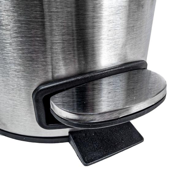 Lixeira em aço inox com pedal 5 litros - mimo style Imagem de Lixeira em aço inox com pedal 5 litros - mimo style