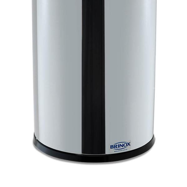 Imagem de Lixeira Inox com tampa 7,8L  Brinox 3030/203