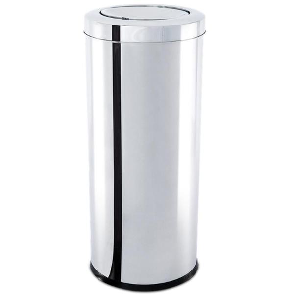 Imagem de Lixeira Inox com Tampa Basculante 40,5 Litros - 3032/205 - BRINOX