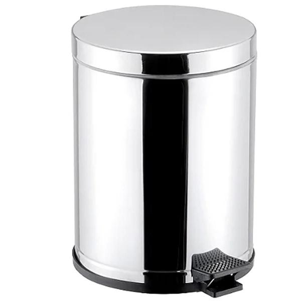 Lixeira Inox Para Banheiro e Cozinha Com Pedal e Recepiente em Plástico 10,5L Viel Imagem de Lixeira Inox Para Banheiro e Cozinha Com Pedal e Recepiente em Plástico 10,5L Viel