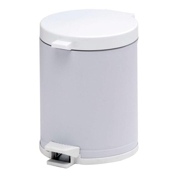 Lixeira Pedal Cesto De Lixo Tampa 4,5 Litros Branca Cozinha Banheiro Viel Imagem de Lixeira Pedal Cesto De Lixo Tampa 4,5 Litros Branca Cozinha Banheiro Viel
