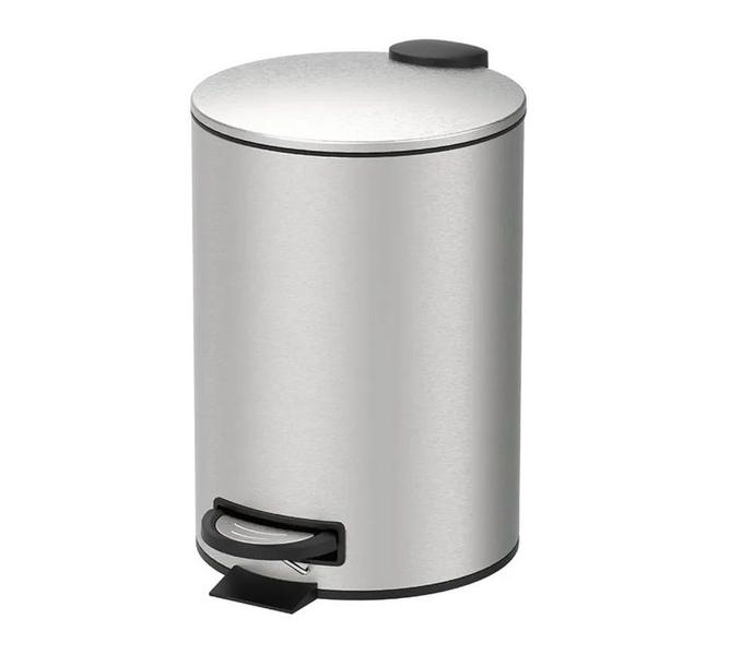 Imagem de Lixeira Spin com Pedal em Aço Inox  com Amortecimento 20L - Brinox