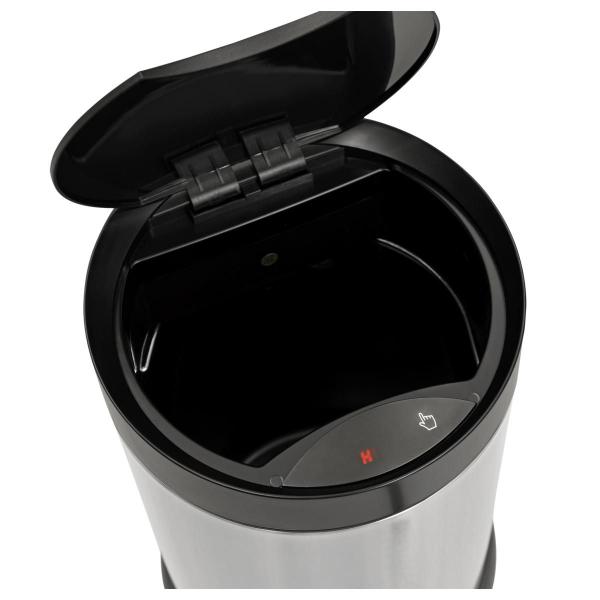 Imagem de Lixeira Tramontina 12 Litros Smart Automática com Sensor com Acabamento Scotch Brite em Aço Inox