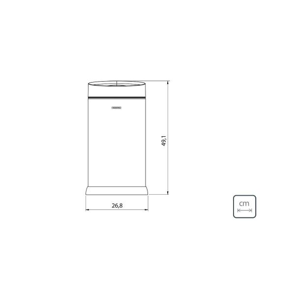 Imagem de Lixeira Tramontina Smart Automatica com Sensor Inox 12 L