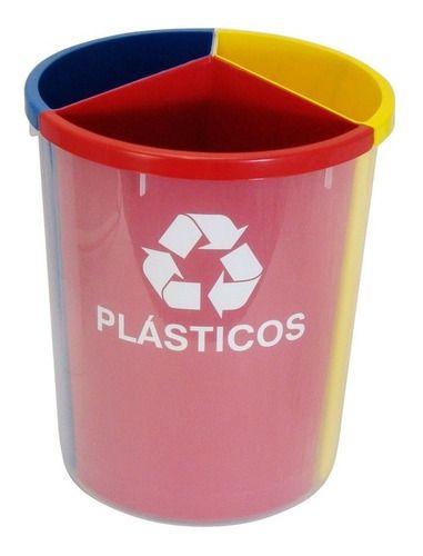 Imagem de Lixeiras Recicláveis Coleta Seletiva 3 Divisórias  Mix3