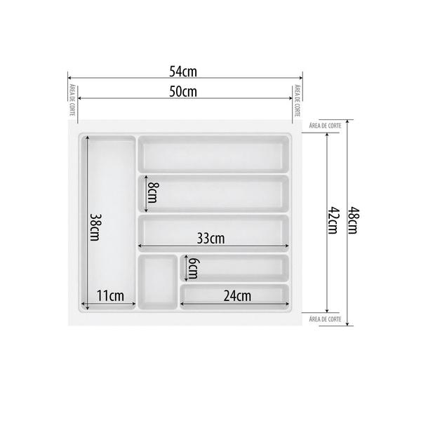 Imagem de LJ-0704 - Divisor 540x480mm - 7 separadores