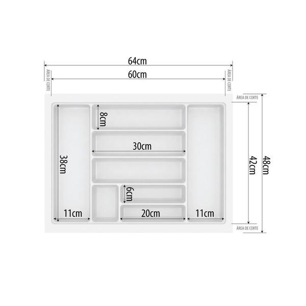 Imagem de LJ-0705 - Divisor 640x480mm - 8 separadores