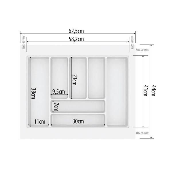 Imagem de LJ-0805 - Divisor 625x440mm - 7 separadores