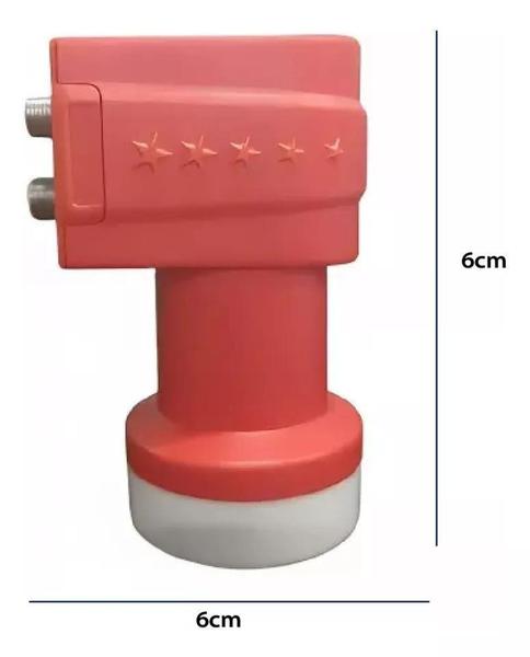 Imagem de Lnbf Quadruplo Vivensis 4 Pontos Banda Ku Nova Parabolica