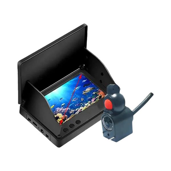 Imagem de Localizador de Peixes Portátil com Câmera Subaquática LCD 4,3" 1080P e Visão Noturna