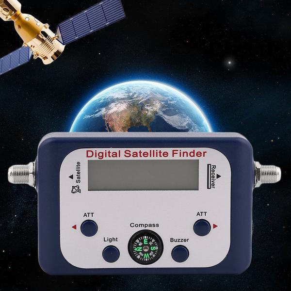 Imagem de Localizador de sinal de TV via satélite GSF-9506 Display LCD universal