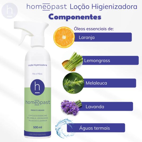 Imagem de Loção Higienizadora 500ml - Limpeza Profunda de Pés e Mãos