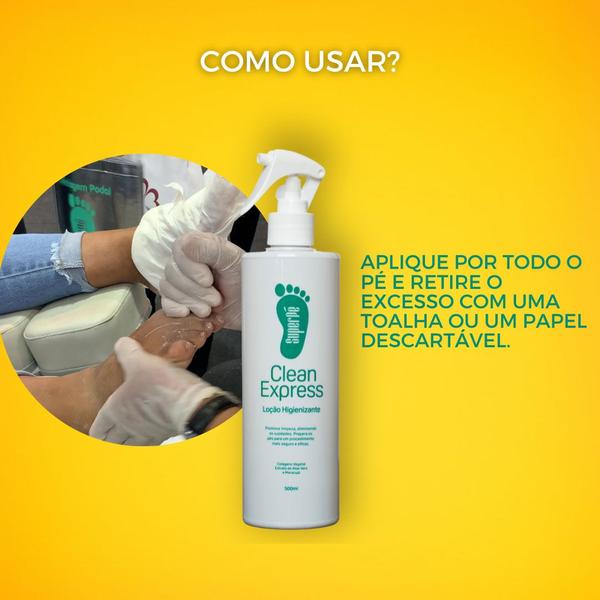 Imagem de Loção Higienizante Clean Express Hidratante Super Pé 500ml