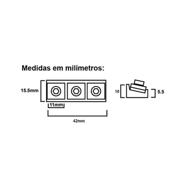 Imagem de Lock Nut Pestana Trava Cordas 42mm Cromado Strinberg