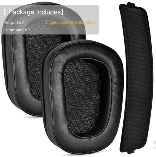 Logitech Almofada Reposição Fone de ouvido Compatível G633 G933 G935 - Ralph Couch Imagem de Logitech Almofada Reposição Fone de ouvido Compatível G633 G933 G935