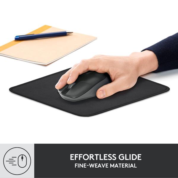 Imagem de Logitech Mouse Pad - Série Studio, Tapete de mouse para computador com base de borracha antiderrapante, deslizamento fácil, superfície resistente a derramamentos, materiais duráveis, portátil, em um design moderno e fresco, grafite