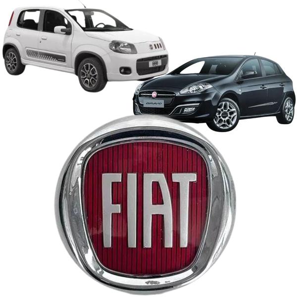 Imagem de Logo Emblema Aplique Grade Fiat Uno Punto Bravo 2007 A 2022