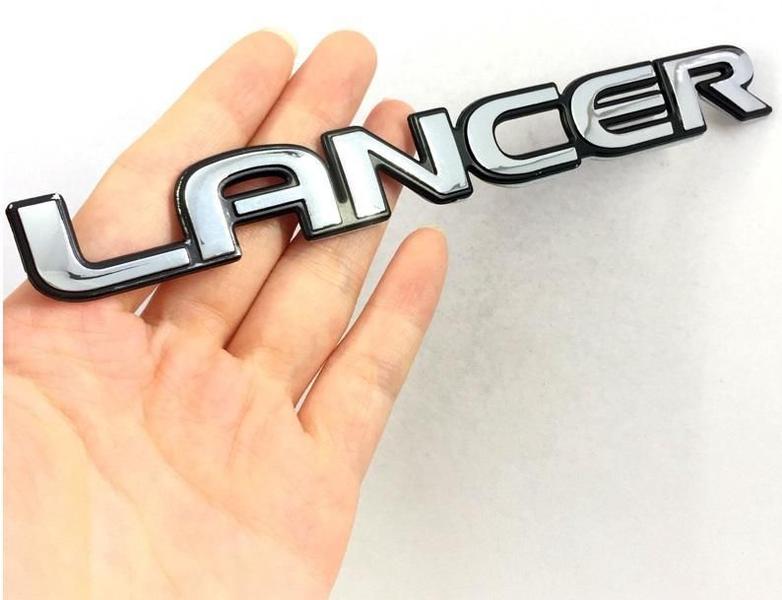 Imagem de Logo Lancer Mitsubishi Lancer Emblema Cromado Traseiro