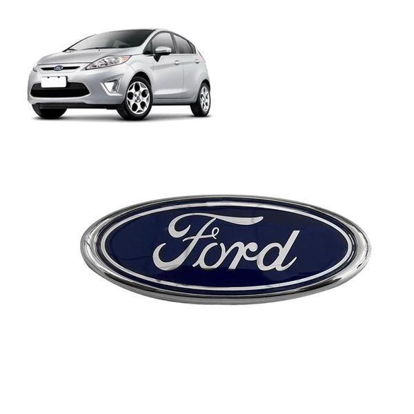 Imagem de Logo Oval Mala e Grade Frente New Fiesta 10 à 13 Novo Ka 