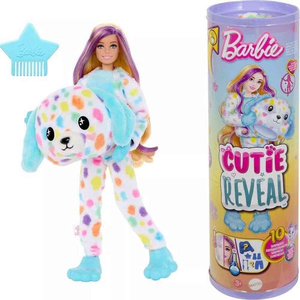 Imagem de Loira Barbie Cutie Reveal Cachorrinho - Mattel HRK37-HRK41