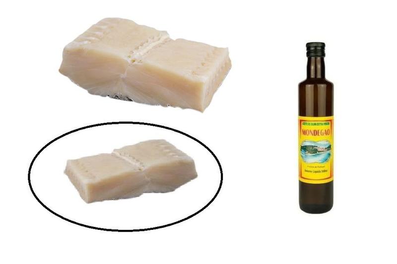 Imagem de Lombo de Bacalhau Salgado do Porto 3 kilos + Azeite 500ml