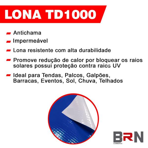 Imagem de Lona Antichamas TD1000 Para Coberturas de Shows e Eventos Lona Sollar Blackout 1,4x10 Metros