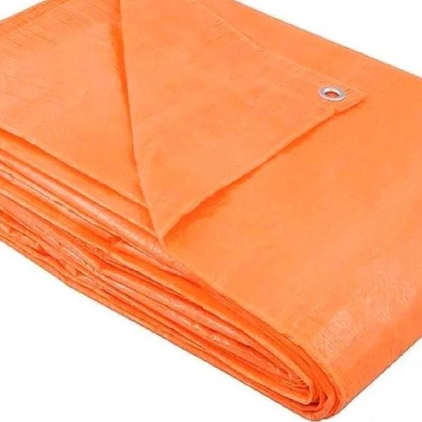 Lona Carreteiro Polietileno Laranja 10m x 4m NOVE54 Imagem de Lona Carreteiro Polietileno Laranja 10m x 4m NOVE54