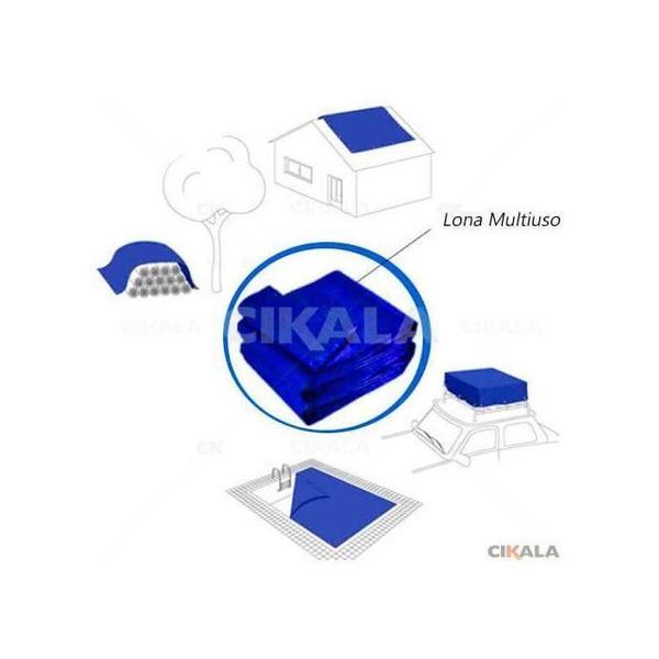 Imagem de Lona CK300 Azul 5x5 Metros Polietileno