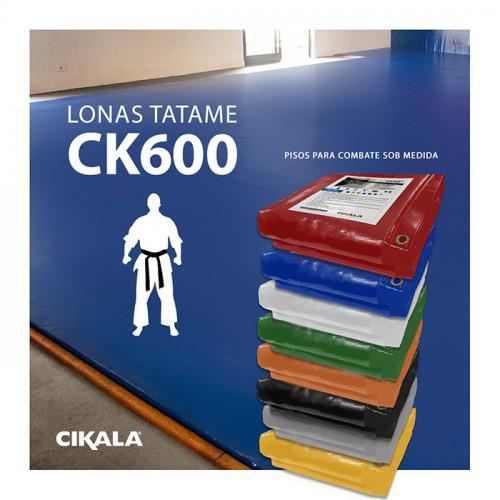 Imagem de Lona Ck600 Branca 7.5x3.5 Metros em Pvc Para Tatames Ou Octógonos