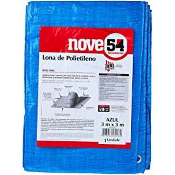 Imagem de Lona De Polietileno Azul 3 M X 3 M Nove54 Nove 54