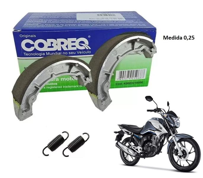 Imagem de Lona Freio Cobreq Sob Medida 0.25 Cg Titan Cbx Twister Cb 300 Pcx 150 Lead