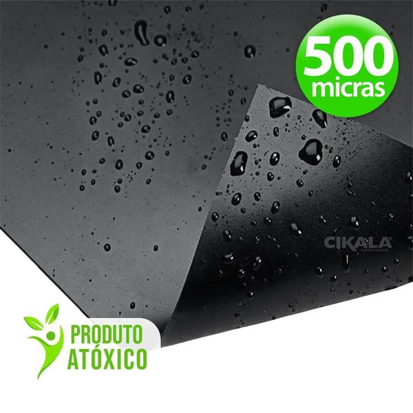 Imagem de Lona Geomembrana 4.5x3.5 Metros em Pvc Expansível Espessura 500 Micras Confeccionada em M²