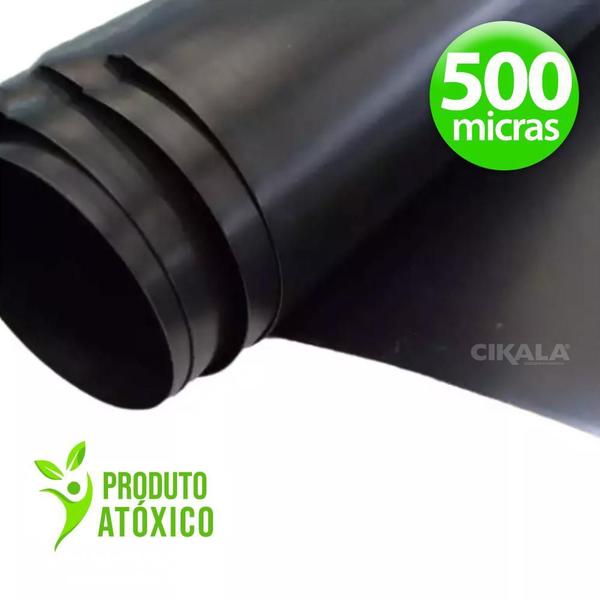 Imagem de Lona Geomembrana 5x3.5 Metros em Pvc Expansível Espessura 500 Micras Confeccionada em M²