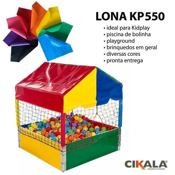 Imagem de Lona Kp550 Kidplay Amarelo 30X1.40 Metros