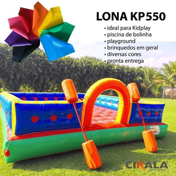 Imagem de Lona Kp550 Kidplay Amarelo 30X1.40 Metros