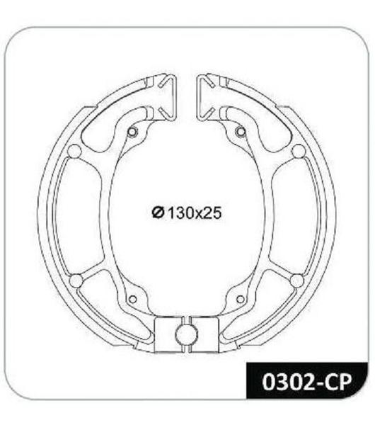 Imagem de Lona Patim Freio Honda Cg Titan Ks 150 2008 Original Cobreq