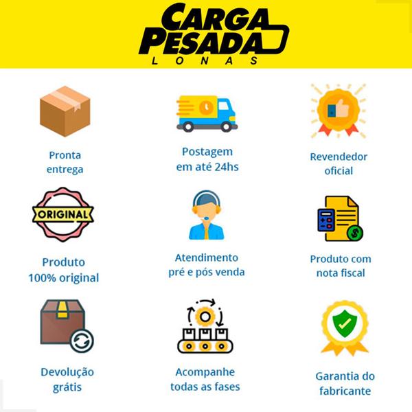 Lona Plástica Impermeável 300 Micras 5x10 Várias Cores - CARGA PESADA LONAS Imagem de Lona Plástica Impermeável 300 Micras 5x10 Várias Cores