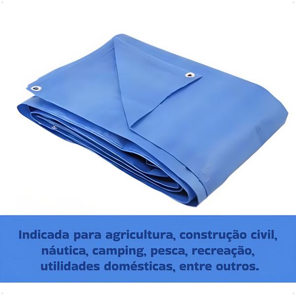 Imagem de Lona Polietileno Azul ou Laranja 3X3M Resistente Para Caminhão/Piscina/Camping/Construção Civil/Náutica 954 - 6169033000