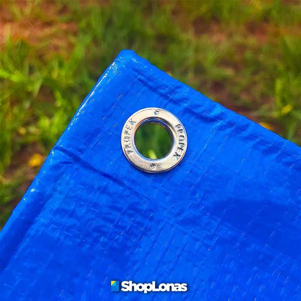 Lona Polietileno Azul Shoplonas310 - 7X5 Imagem de Lona Polietileno Azul Shoplonas310 - 7X5