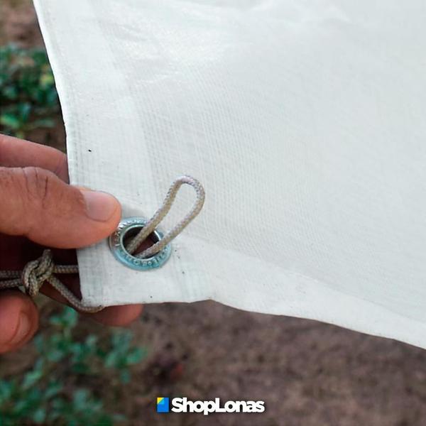 Lona Polietileno Branca Barraca Camping ShopLonas310 - 2X2 Imagem de Lona Polietileno Branca Barraca Camping ShopLonas310 - 2X2