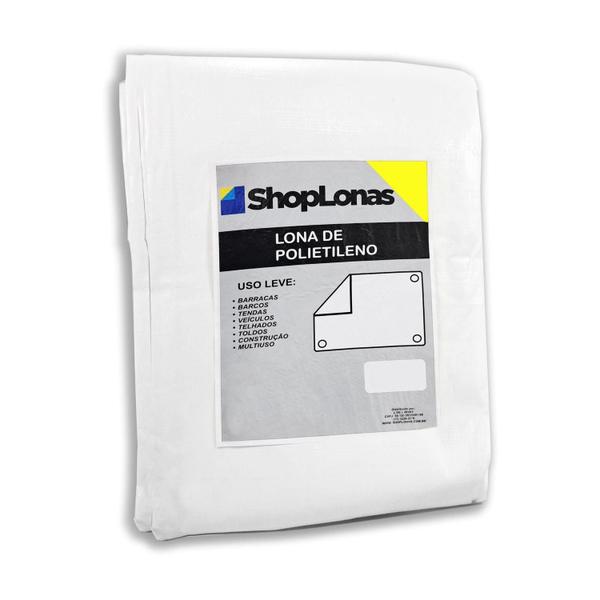 Lona Polietileno Branca Barraca Camping ShopLonas310 - 2X2 Imagem de Lona Polietileno Branca Barraca Camping ShopLonas310 - 2X2