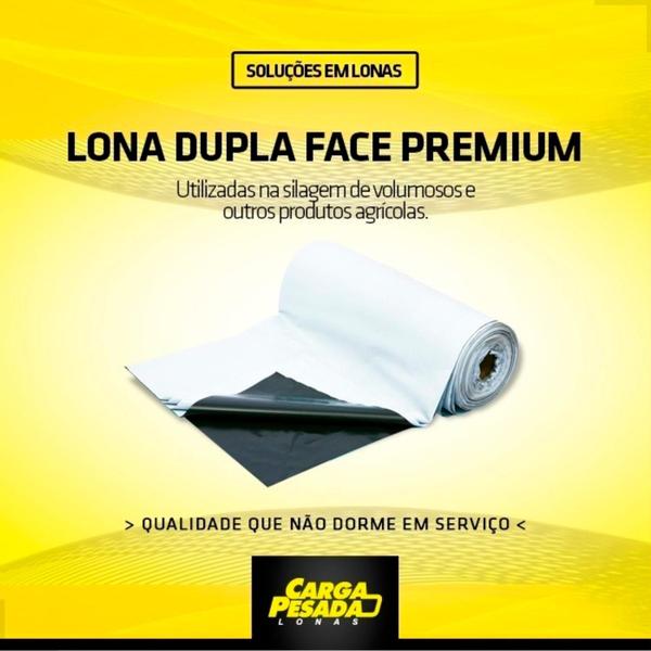 Imagem de Lona Preta E Branca Dupla Face 150 Micras Silagem 12x14 / 14x12