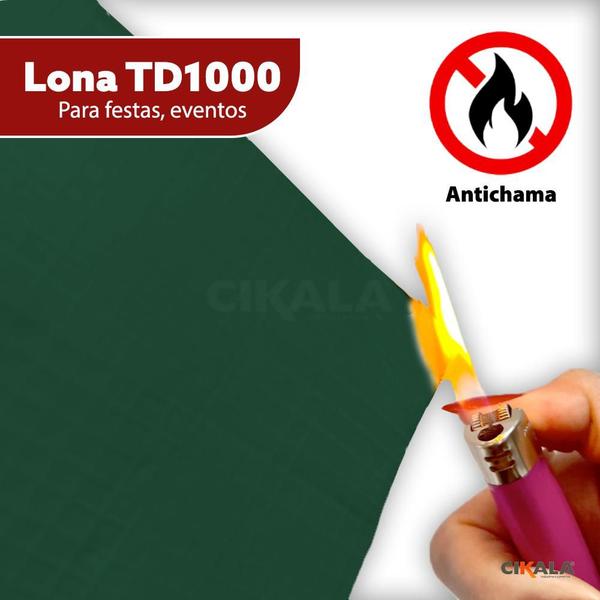 Imagem de LOna TD1000 Verde Larg. 1.40x01 Metros Blackout Espessura 500 Micras Vinil Multiuso