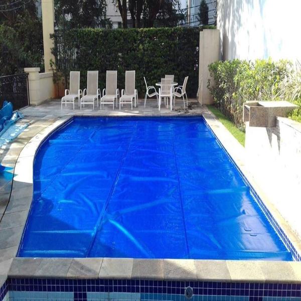 Lona Térmica Piscina 330 Micras Atco 8X5 Black/Blue 5X8 Imagem de Lona Térmica Piscina 330 Micras Atco 8X5 Black/Blue 5X8