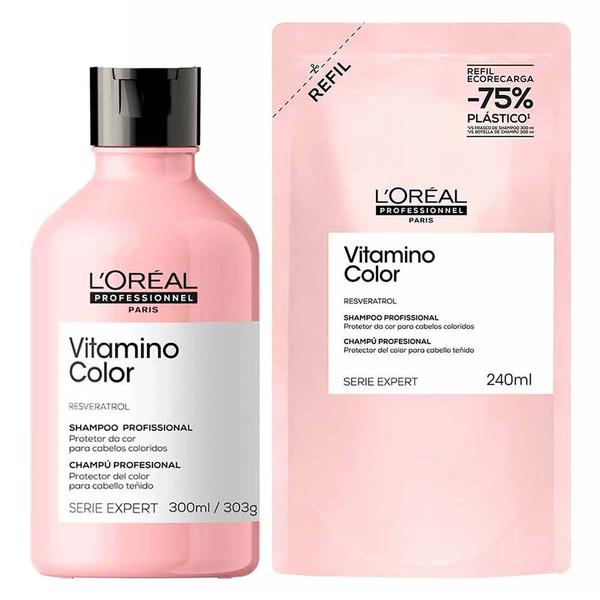 Loréal Profissionnel Resveratrol Vitamino Color Kit - Shampoo + Refil - L'Oréal Profession...