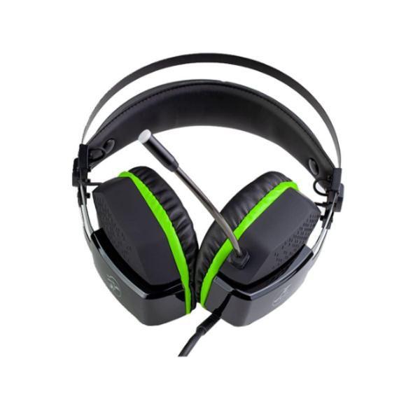 Imagem de Lote 05 headset gamer kross aros 7.1 usb ke-hs200 preto e verde